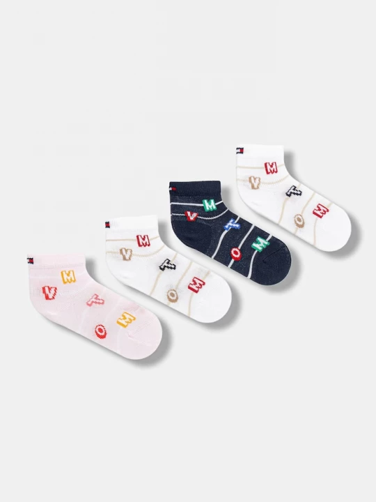 Obrázek produktu Tommy Hilfiger Dětské ponožky Tommy Hilfiger 4-pack námořnická modř