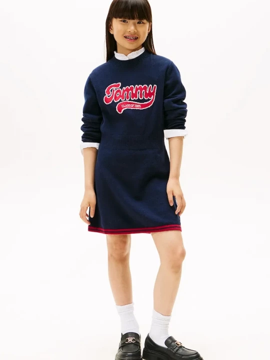 Obrázek produktu Tommy Hilfiger Dívčí šaty námořnická modř