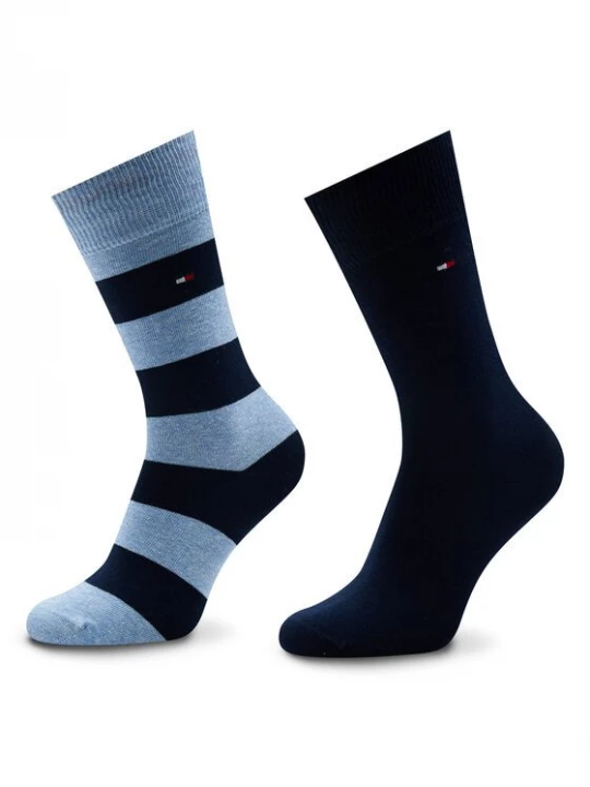 Obrázek produktu Tommy Hilfiger Dlouhé ponožky 342021001 Tmavomodrá