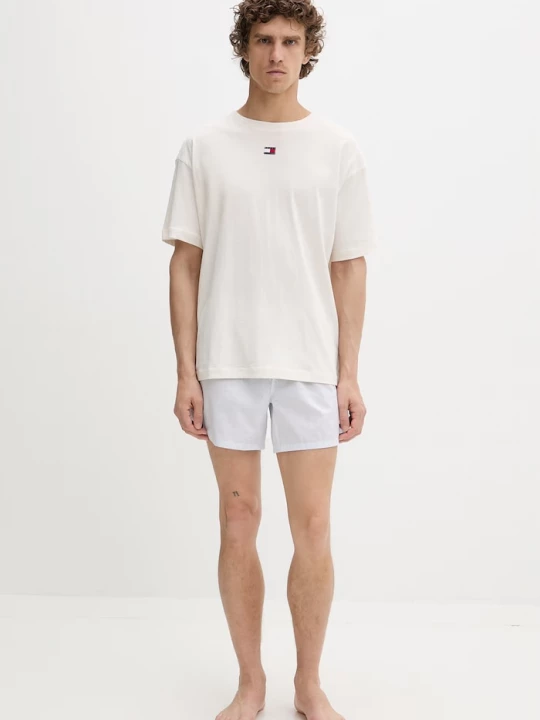 Obrázek produktu Tommy Hilfiger dvoudílné pyžamo pánské bavlněné béžová