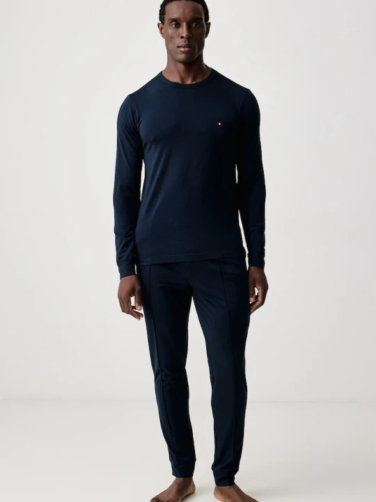 Obrázek produktu Tommy Hilfiger dvoudílné pyžamo pánské s modalem námořnická modř