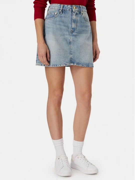 Obrázek produktu Tommy Hilfiger Džínová sukně WW0WW50007 Modrá Regular Fit