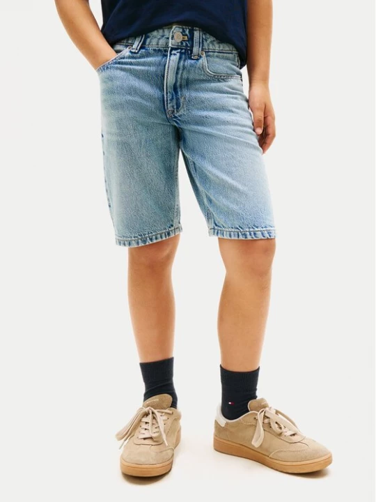 Obrázek produktu Tommy Hilfiger Džínové šortky KB0KB10237 Modrá Straight Leg