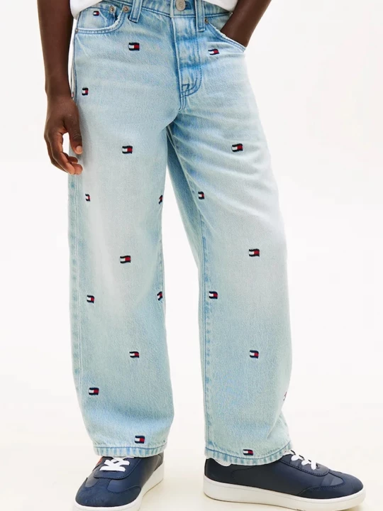 Obrázek produktu Tommy Hilfiger džíny dětské BAGGY modrá