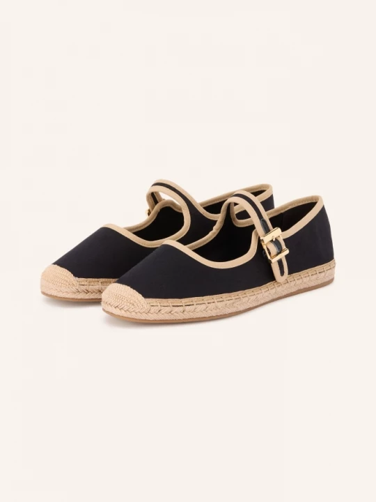 Obrázek produktu Tommy Hilfiger Espadrilky černá / zlatá / béžová