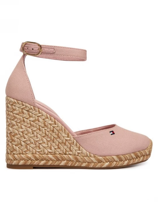 Obrázek produktu Tommy Hilfiger Espadrilky Flag High Wedge Espad Closed Toe FW0FW09225 Růžová