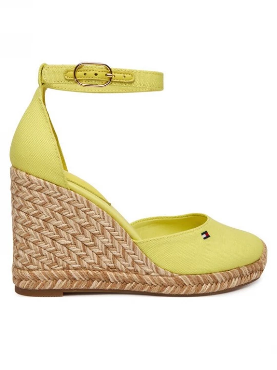 Obrázek produktu Tommy Hilfiger Espadrilky Flag High Wedge Espad Closed Toe FW0FW09225 Žlutá