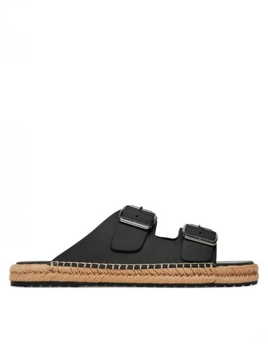 Obrázek produktu Tommy Hilfiger Espadrilky Flex Jutte Hilfiger Lth Sandal FM0FM05646 Černá