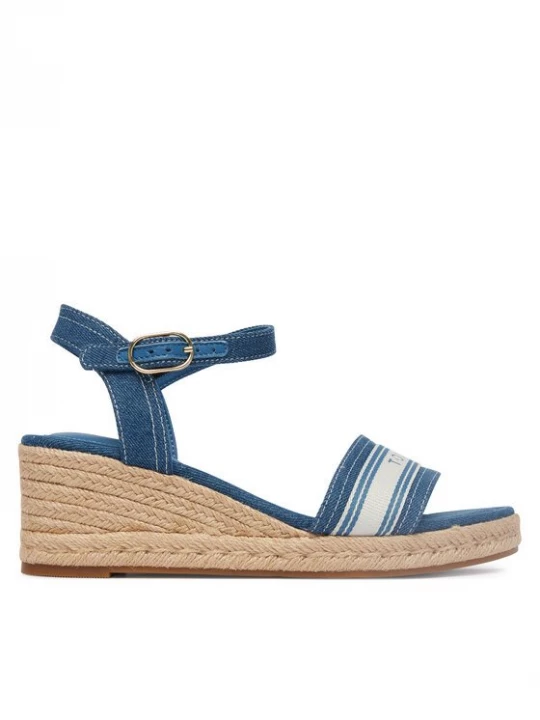 Obrázek produktu Tommy Hilfiger Espadrilky Mid Wedge Espad Webbing FW0FW09230 Modrá