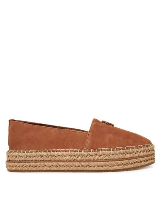 Obrázek produktu Tommy Hilfiger Espadrilky Suede Platform Espadrille FW0FW08586 Hnědá
