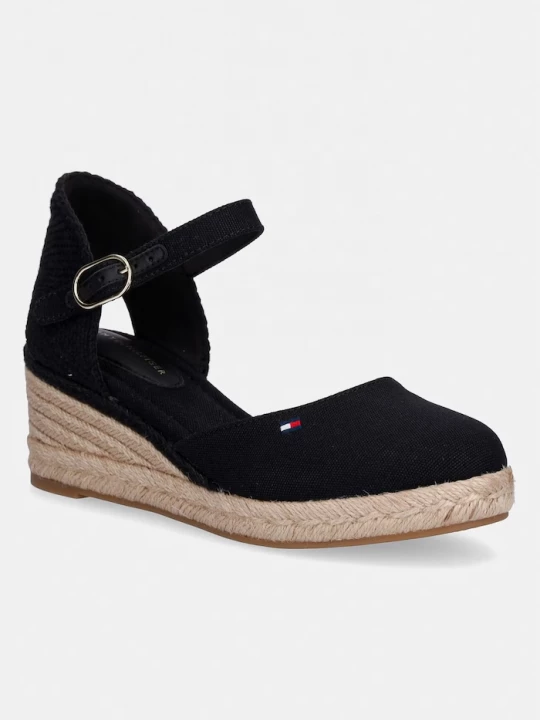 Obrázek produktu Tommy Hilfiger espadrily dámské MID WEDGE ESPAD CLOSED TOE černá