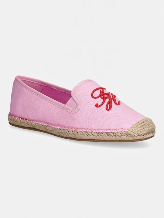 Obrázek produktu Tommy Hilfiger espadrily dámské TH SCRIPT SUMMER ESPADRILLE růžová