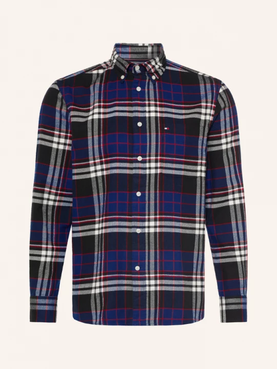 Obrázek produktu Tommy Hilfiger Flanelová Košile Regular Fit modrá / tmavě červená / bílá