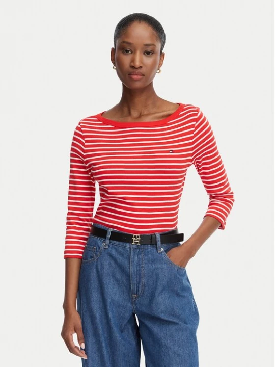 Obrázek produktu Tommy Hilfiger Halenka Cody Boat-Nk WW0WW49928 Červená Regular Fit
