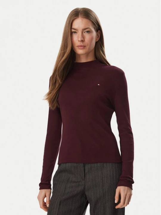 Obrázek produktu Tommy Hilfiger Halenka Cody WW0WW47307 Bordó Slim Fit