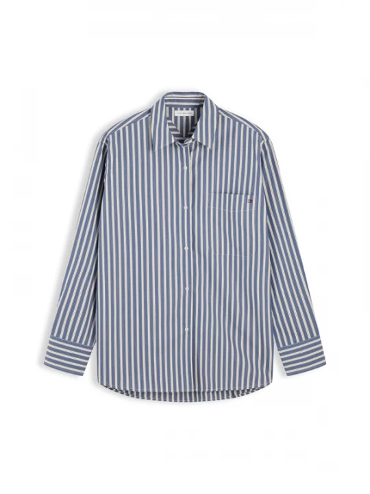 Obrázek produktu TOMMY HILFIGER Halenka 'ESS' safírová / hořčicová / bílá