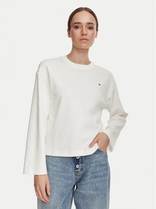 Obrázek produktu Tommy Hilfiger Halenka WW0WW51740 Bílá Relaxed Fit