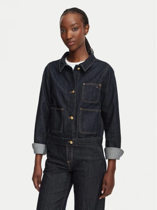 Obrázek produktu Tommy Hilfiger Jeansová bunda Lady WW0WW50002 Tmavomodrá Regular Fit