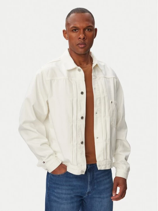 Obrázek produktu Tommy Hilfiger Jeansová bunda MW0MW45096 Bílá Regular Fit