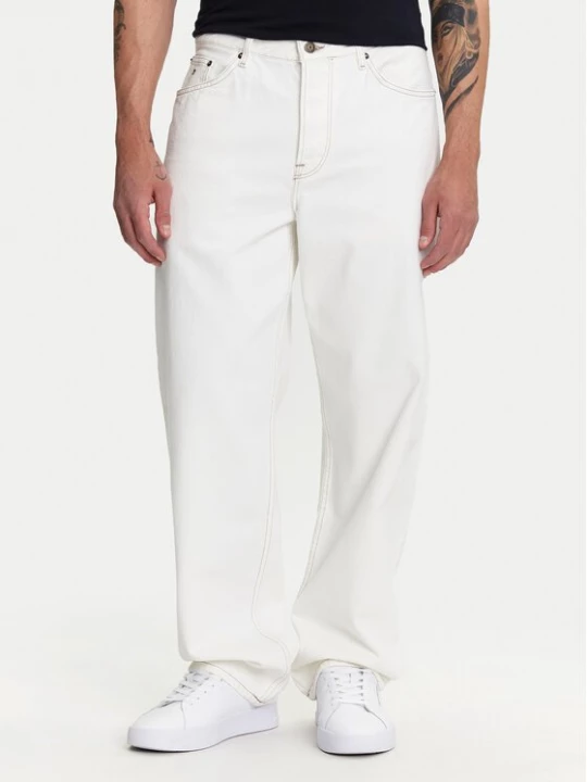 Obrázek produktu Tommy Hilfiger Jeansy F1 Movie MW0MW41381 Écru Loose Fit Krémová