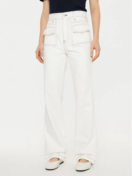 Obrázek produktu Tommy Hilfiger Jeansy WW0WW43718 Écru Relaxed Fit Krémová