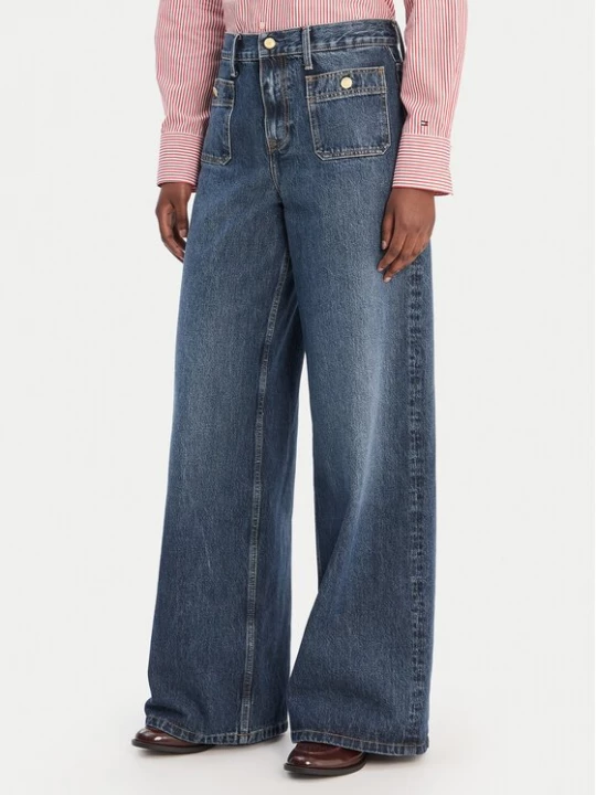 Obrázek produktu Tommy Hilfiger Jeansy WW0WW49387 Modrá Wide Leg