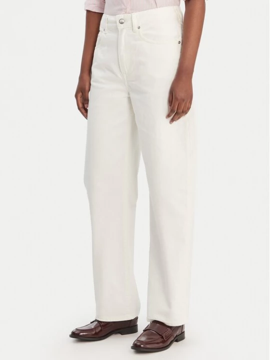 Obrázek produktu Tommy Hilfiger Jeansy WW0WW49500 Écru Barrel Fit Krémová
