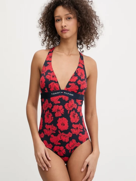 Obrázek produktu Tommy Hilfiger jednodílné plavky dámské námořnická modř