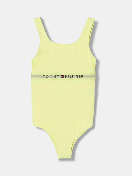 Obrázek produktu Tommy Hilfiger jednodílné plavky dětské zelená