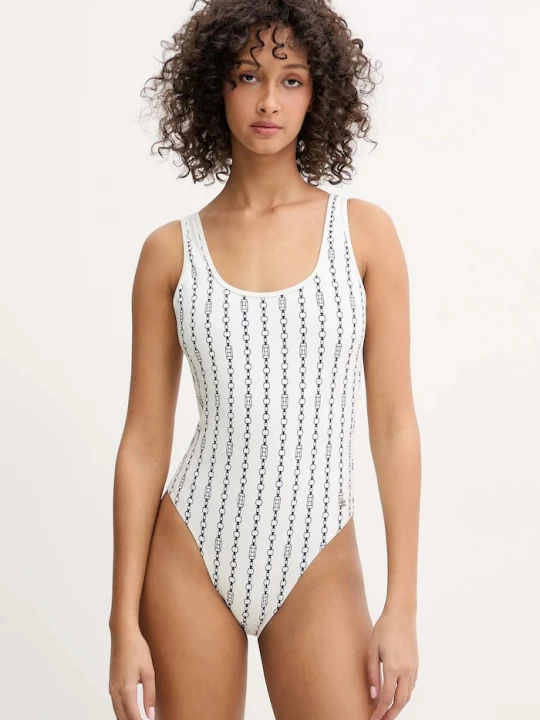 Obrázek produktu Tommy Hilfiger Jednodílné plavky Tommy Hilfiger béžová