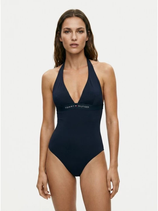 Obrázek produktu Tommy Hilfiger Jednodílné plavky UW0UW06366 Tmavomodrá