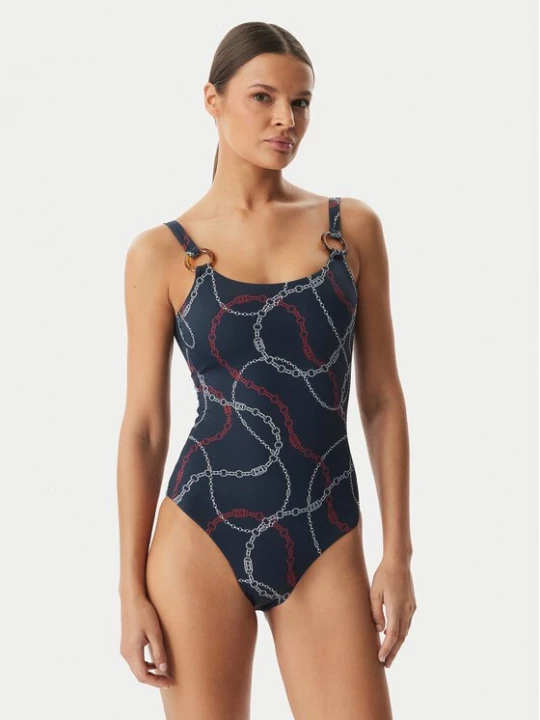 Obrázek produktu Tommy Hilfiger Jednodílné plavky UW0UW06481 Tmavomodrá