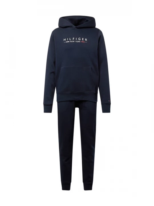 Obrázek produktu TOMMY HILFIGER Joggingová souprava marine modrá / červená / bílá
