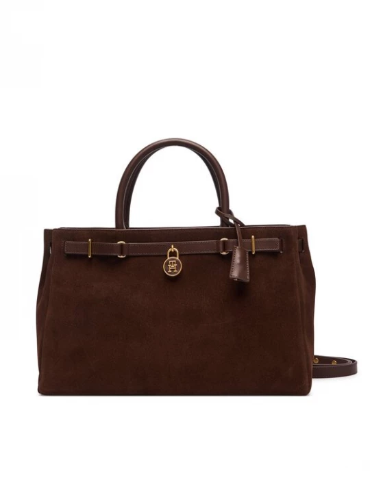 Obrázek produktu Tommy Hilfiger Kabelka American Icon Tote Suede AW0AW19216 Hnědá