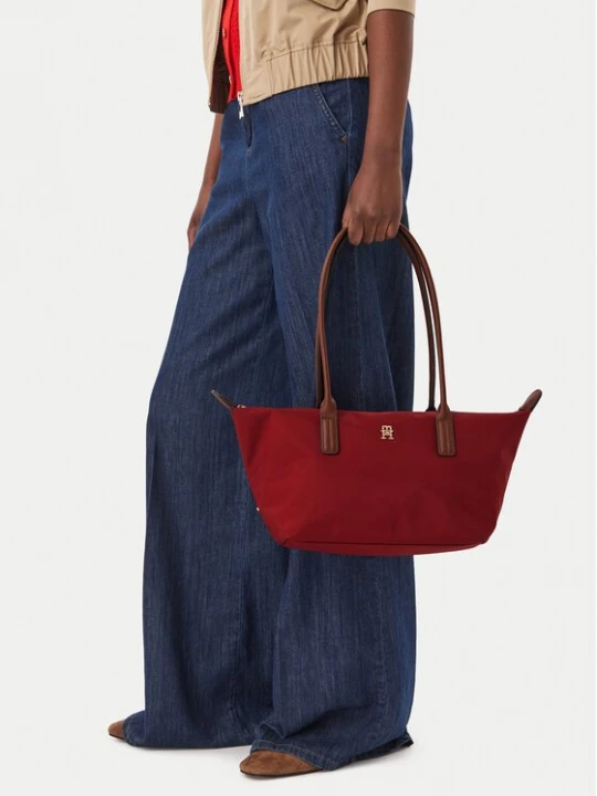 Obrázek produktu Tommy Hilfiger Kabelka Popette East West Tote AW0AW19211 Červená