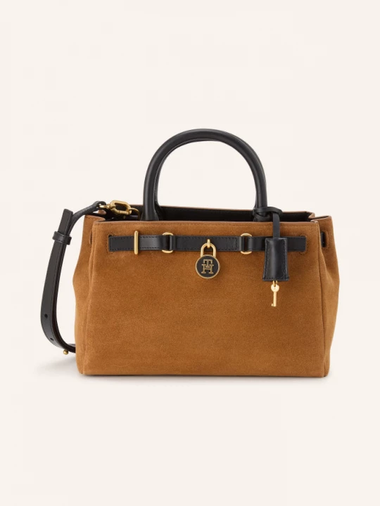 Obrázek produktu Tommy Hilfiger Kabelka Přes Rameno American Icon Mini koňaková / zlatá / černá
