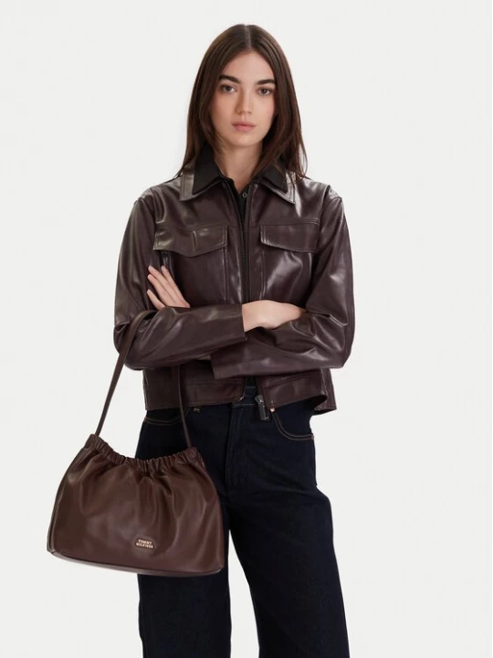 Obrázek produktu Tommy Hilfiger Kabelka Soft Leather Shoulder Bag AW0AW18307 Bordó