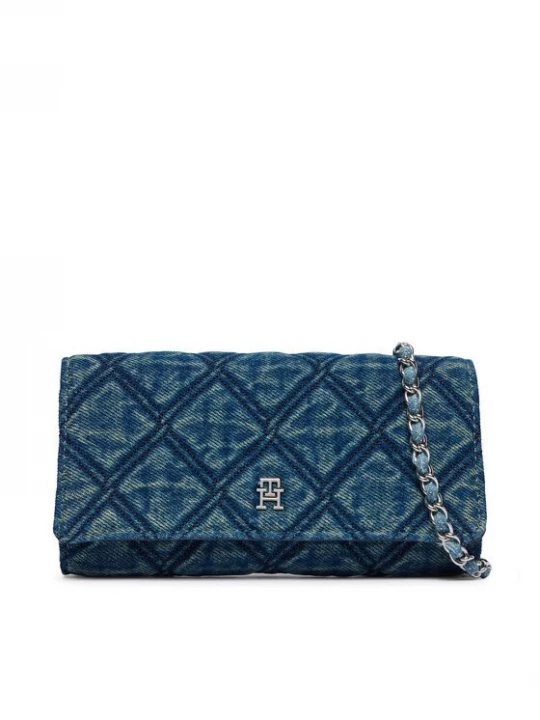 Obrázek produktu Tommy Hilfiger Kabelka Th Feminine Wallet Chain Denim AW0AW18903 Modrá