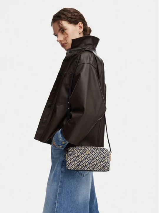 Obrázek produktu Tommy Hilfiger Kabelka Th Grace Camera Bag Jacquard AW0AW18864 Tmavomodrá