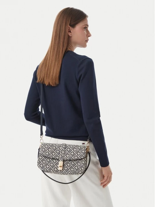 Obrázek produktu Tommy Hilfiger Kabelka Th Heritage Conv Crossover Jacqu AW0AW19322 Tmavomodrá