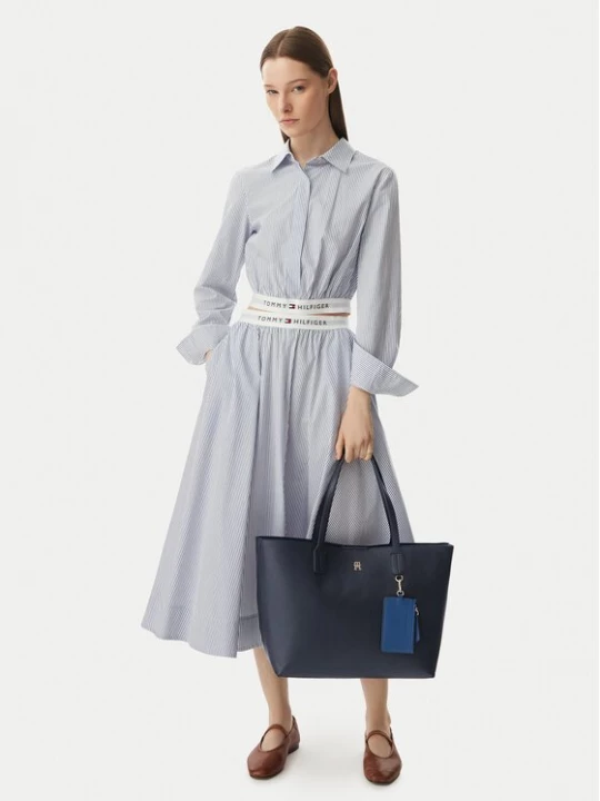 Obrázek produktu Tommy Hilfiger Kabelka Th Icon Tote AW0AW18724 Tmavomodrá