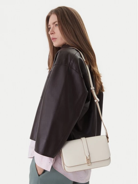 Obrázek produktu Tommy Hilfiger Kabelka Th Libre Flap Crossover AW0AW17723 Krémová