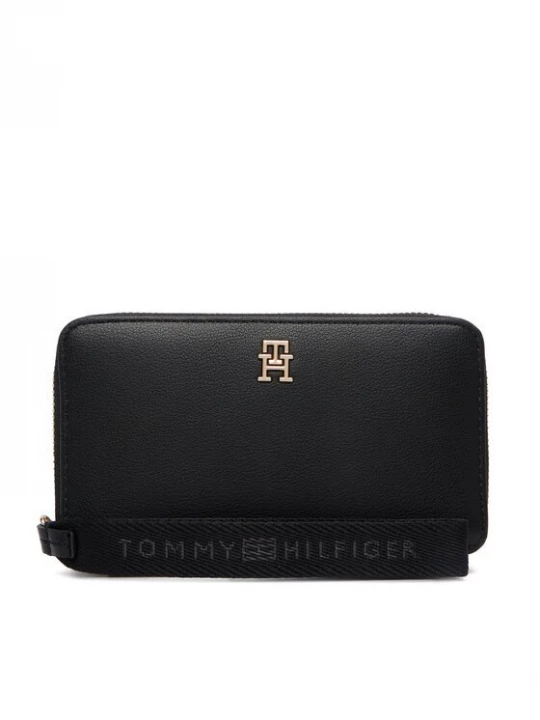 Obrázek produktu Tommy Hilfiger Kabelka Th Logotape Compact Zip Around AW0AW18699 Černá