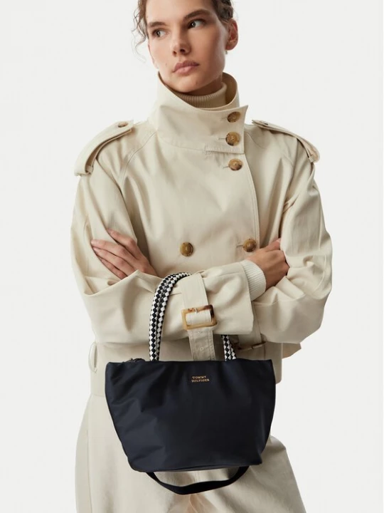 Obrázek produktu Tommy Hilfiger Kabelka Th Marina Bucket Nylon AW0AW18831 Tmavomodrá