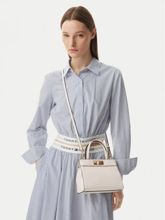 Obrázek produktu Tommy Hilfiger Kabelka Th Modern Mini Satchel AW0AW18726 Bílá