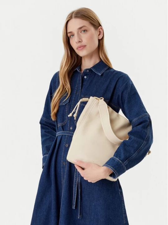 Obrázek produktu Tommy Hilfiger Kabelka Th Soft Summer Bucket AW0AW17540 Krémová