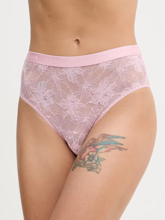 Obrázek produktu Tommy Hilfiger kalhotky dámské krajkové růžová