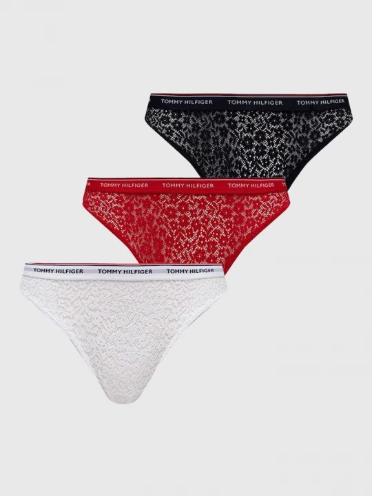 Obrázek produktu Tommy Hilfiger Kalhotky 3-pack červená