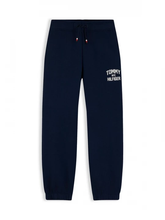 Obrázek produktu TOMMY HILFIGER Kalhoty 'Brand Love' noční modrá / bílá
