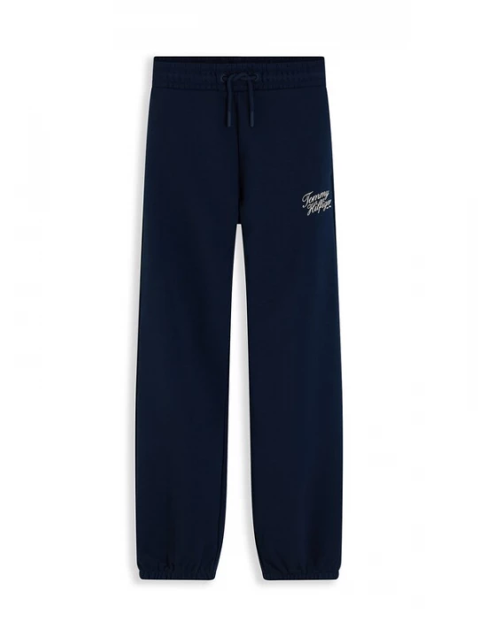 Obrázek produktu TOMMY HILFIGER Kalhoty tmavě modrá / bílá